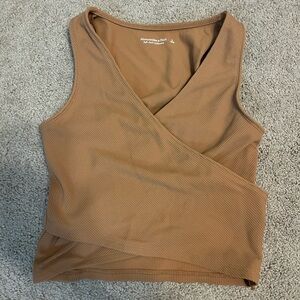 abercrombie cropped tank top